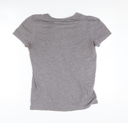 Womens UK Size XS Victoria's Secret Grey Basic T-Shirt