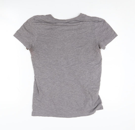 Womens UK Size XS Victoria's Secret Grey Basic T-Shirt