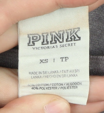 Womens UK Size XS Victoria's Secret Grey Basic T-Shirt