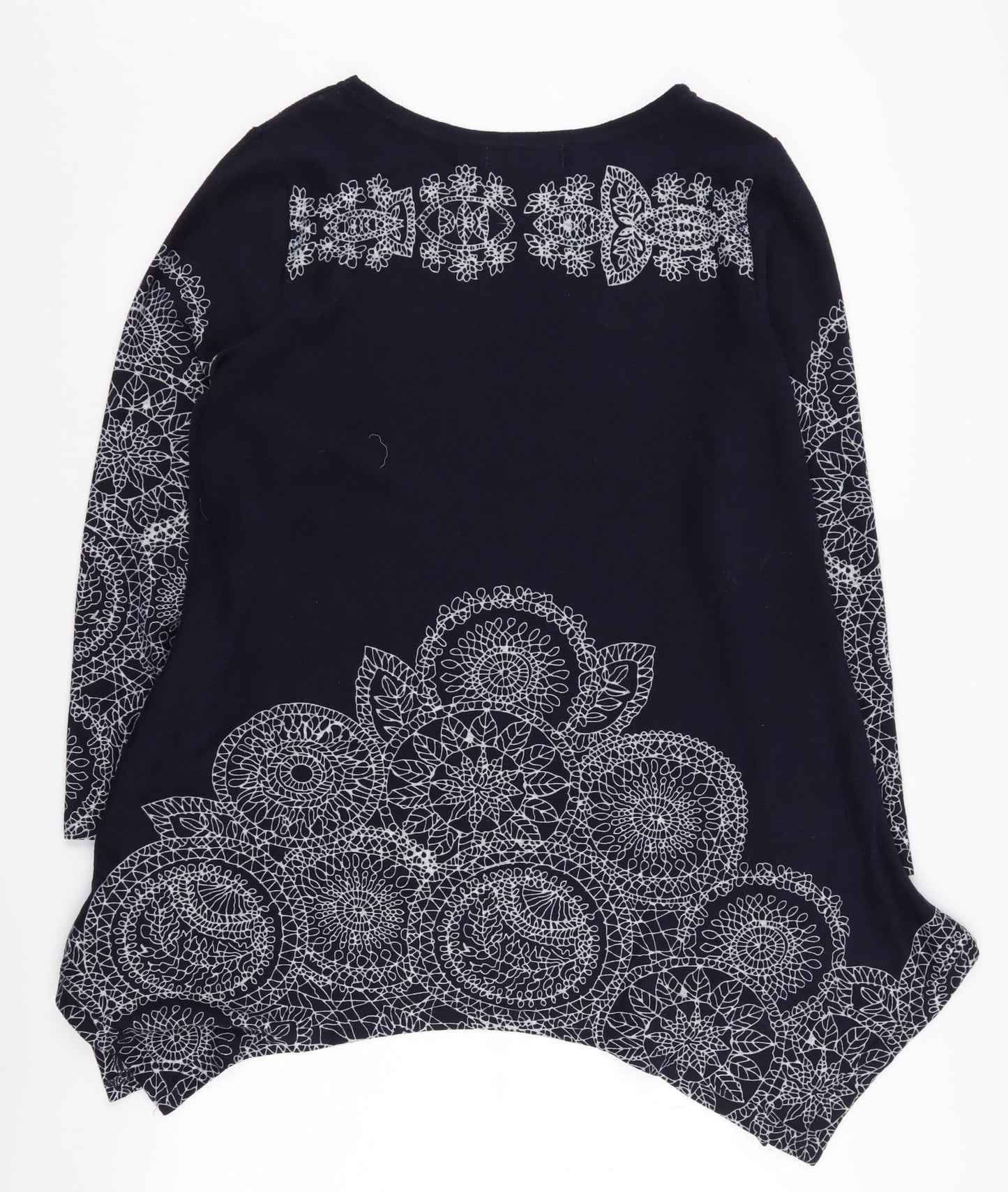 Autonomy Women's Black L Pullover Geometric Jumper