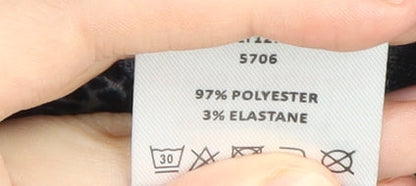 Autonomy Women's Black L Pullover Geometric Jumper