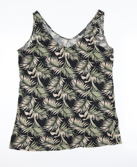 Womens UK Size 14 Warehouse Multicoloured Camisole Tank