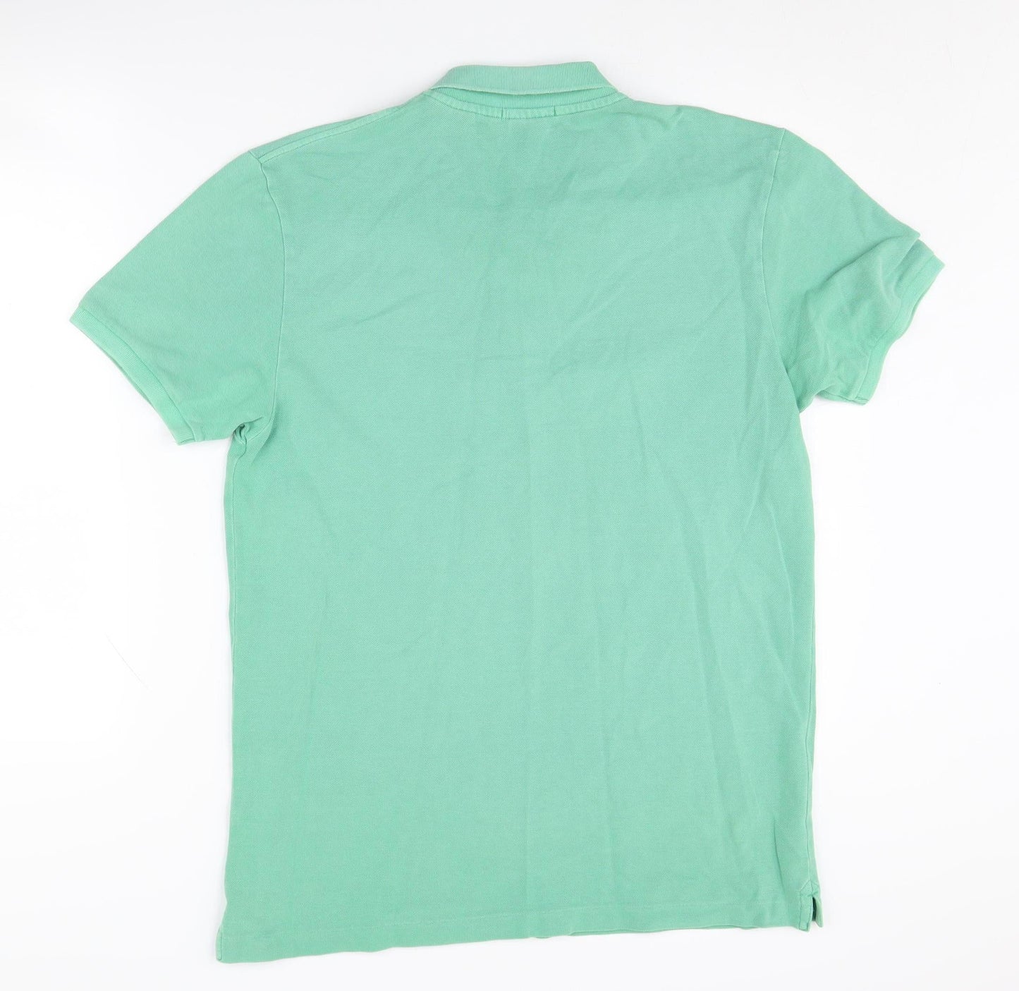 Scotch & Soda Men's Green Polo Shirt L
