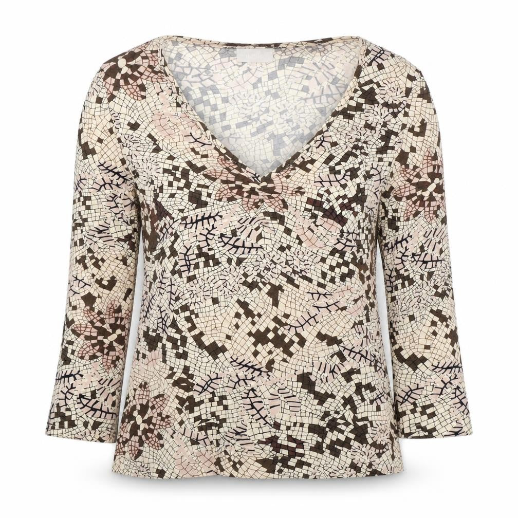 Womens UK Size 14 Wallis Multicoloured Basic Blouse