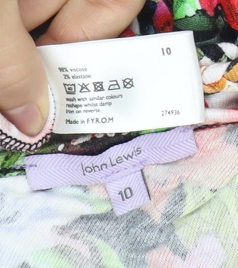 John Lewis Women's Multicoloured Floral Slip Dress