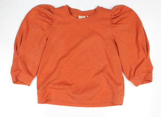 Womens UK Size L PEPPERCORN Orange Basic Blouse
