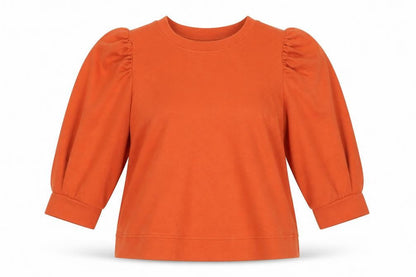 Womens UK Size L PEPPERCORN Orange Basic Blouse