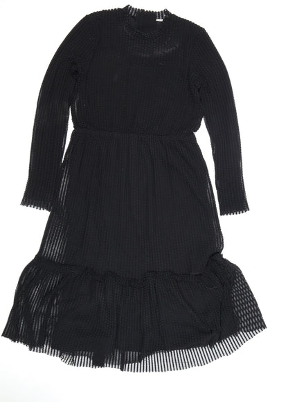 Minimum Women's Black Long Sleeve Dress Size 10