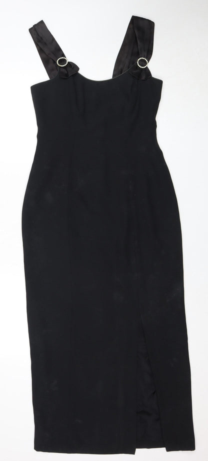 Jacques Vert Black Sleeveless Women's Dress Size 10