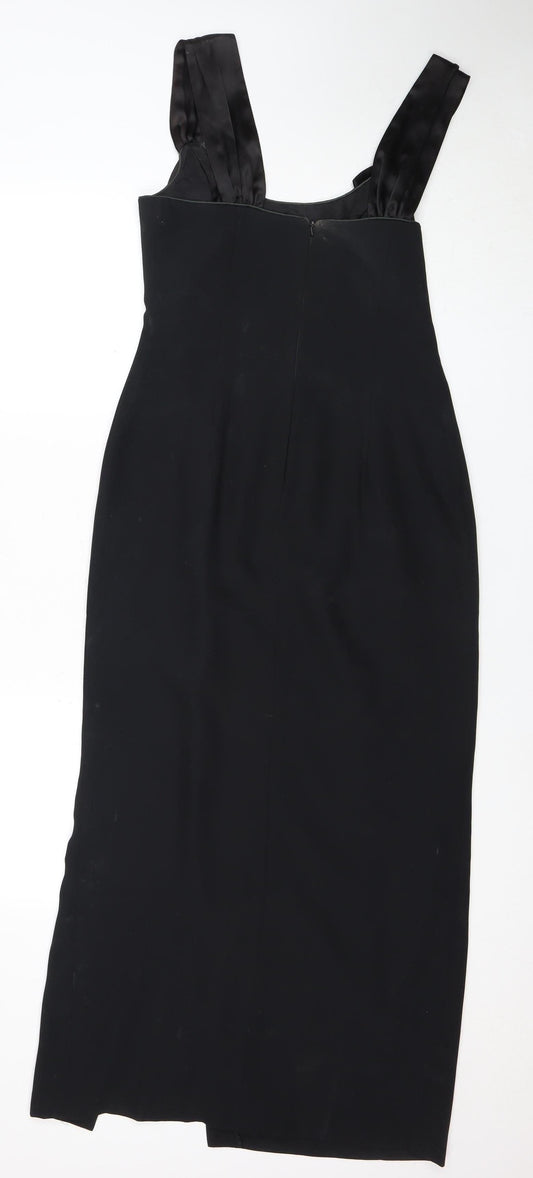 Jacques Vert Black Sleeveless Women's Dress Size 10