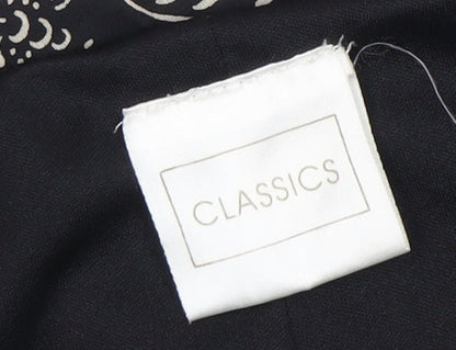 Classics Women's Black Floral Skirt Size 26