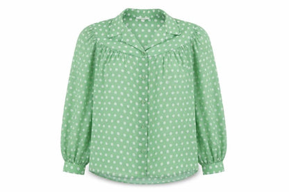 Womens UK Size 6 Topshop Green  Blouse