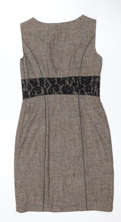 Jessica Howard Women's Brown Sheath Dress Size 10