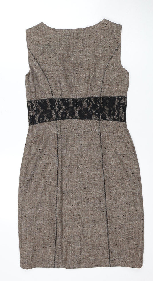Jessica Howard Women's Brown Sheath Dress Size 10