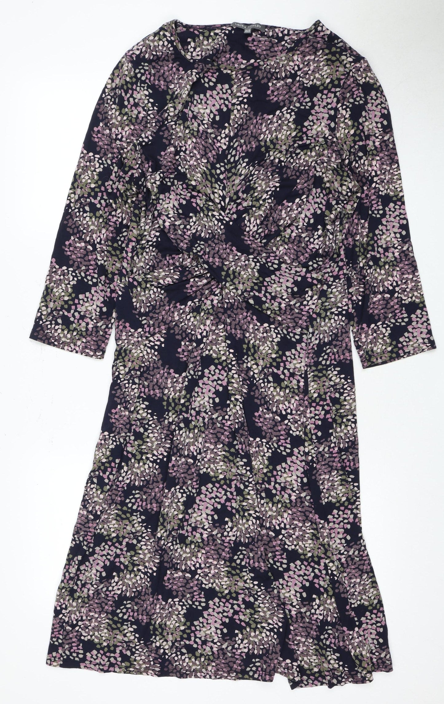 Laura Ashley Women's Multicoloured Floral Dress Size 16