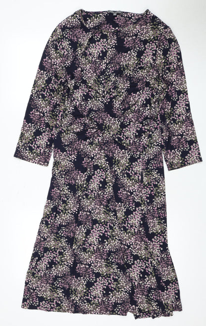 Laura Ashley Women's Multicoloured Floral Dress Size 16