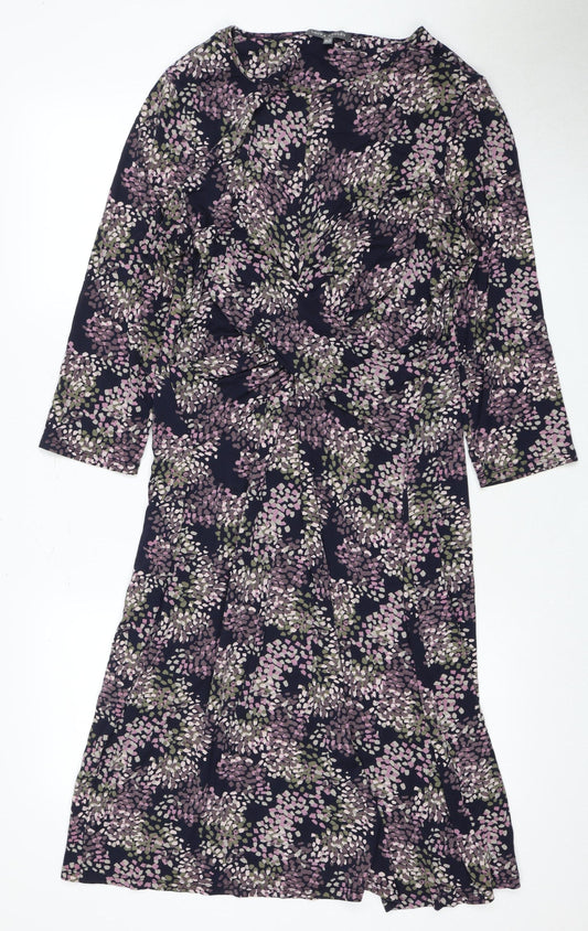 Laura Ashley Women's Multicoloured Floral Dress Size 16