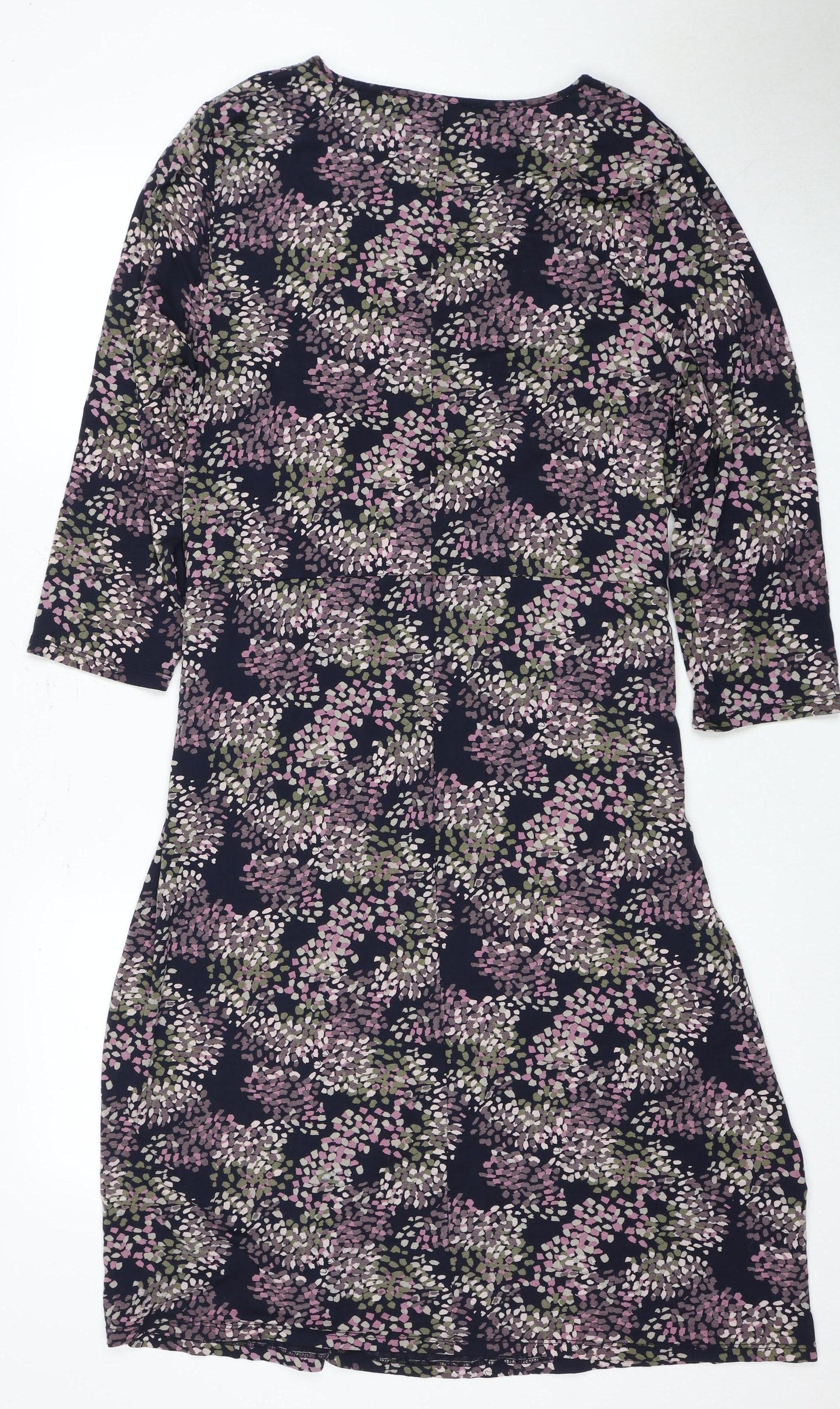 Laura Ashley Women's Multicoloured Floral Dress Size 16