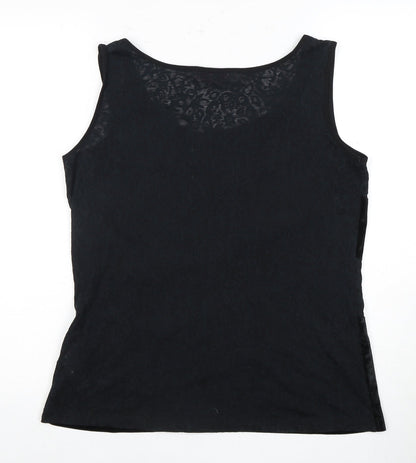 Marks and Spencer Women's Black Tank Top, Size 14