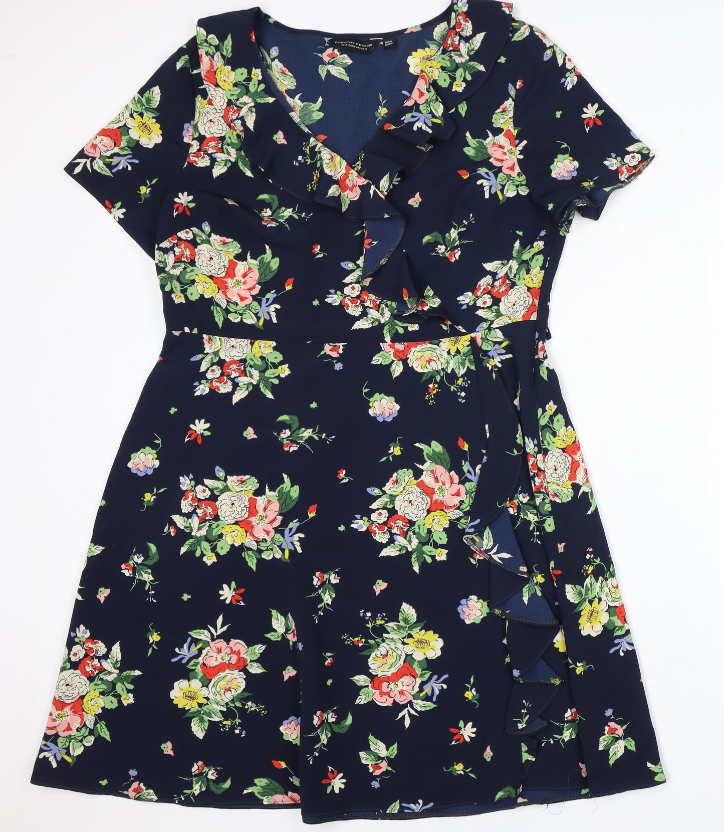 Dorothy Perkins Women's Multicoloured Floral Dress 16