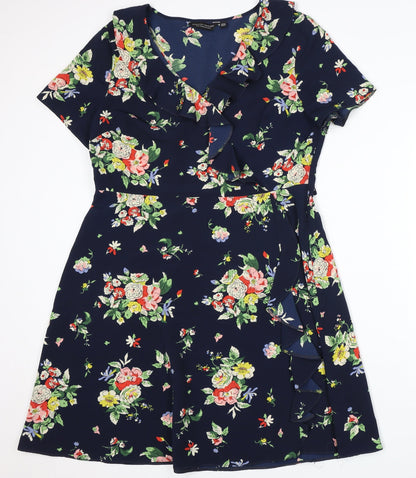 Dorothy Perkins Women's Multicoloured Floral Dress 16