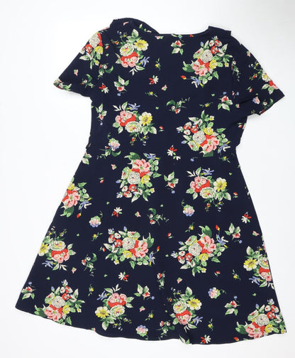 Dorothy Perkins Women's Multicoloured Floral Dress 16