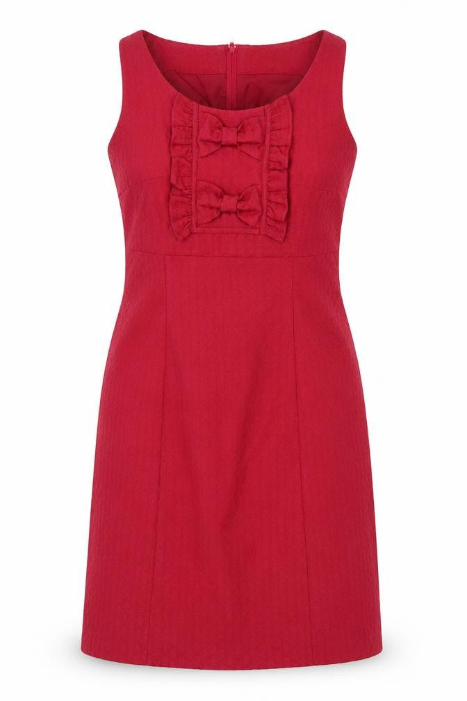 Next Women's Red Sleeveless Dress Size 8