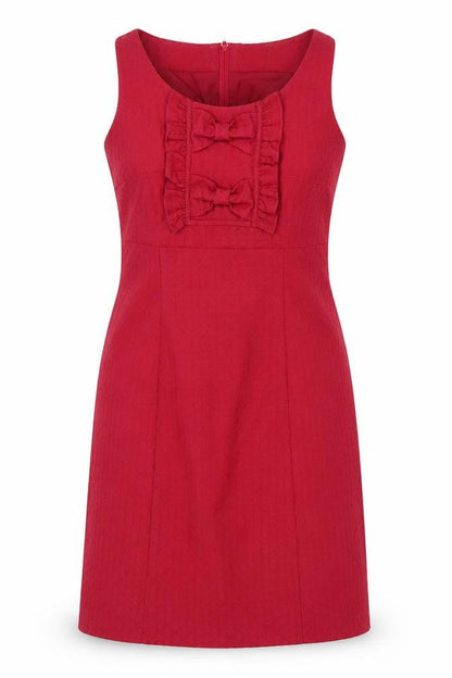 Next Women's Red Sleeveless Dress Size 8