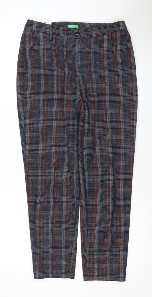 Womens UK Size 8 United Colors of Benetton   Multicoloured Trousers