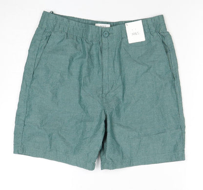 Marks and Spencer Men's S Elastic Waist Shorts