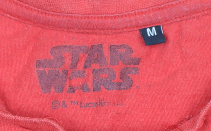 Star Wars Men's Red Darth Vader Graphic T-Shirt M