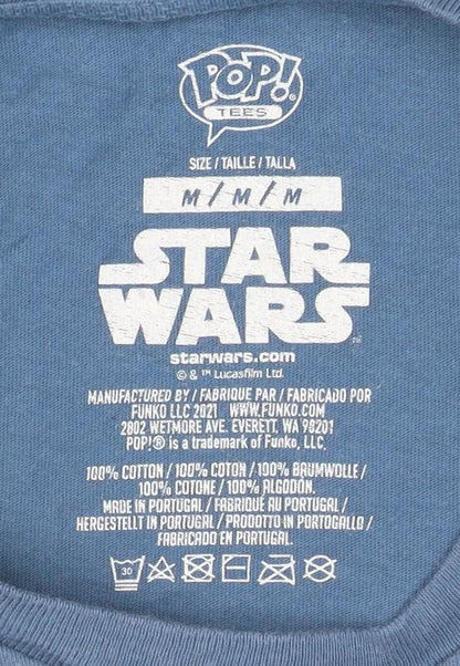 Pop! Tees Star Wars Men's Blue T-Shirt Medium