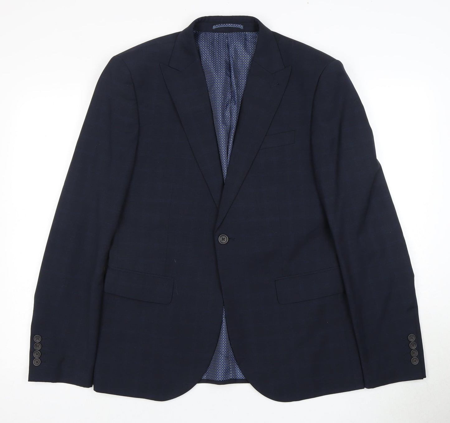 Mens UK Size 40 NEXT Regular Blue Suit Jacket