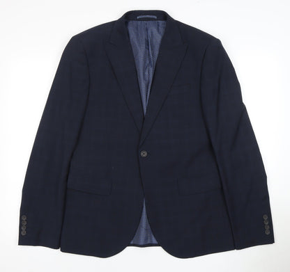 Mens UK Size 40 NEXT Regular Blue Suit Jacket