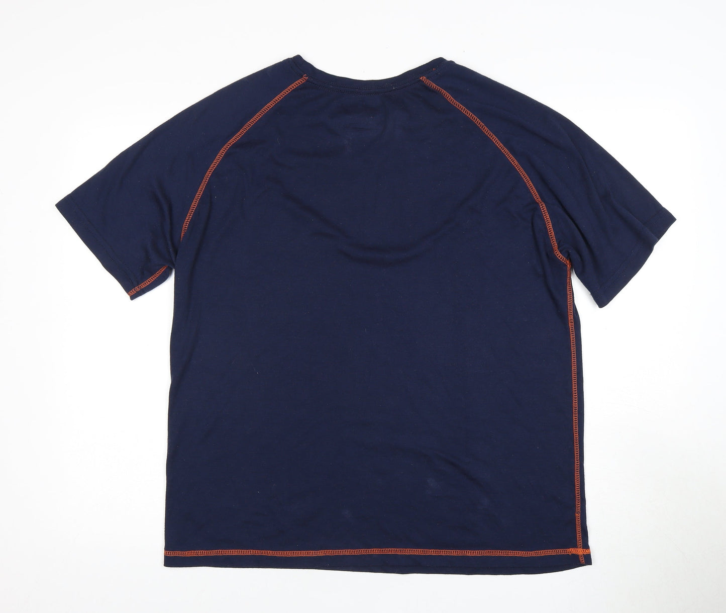 WorkWear Men's XL Blue T-Shirt, Short Sleeve, Crew Neck