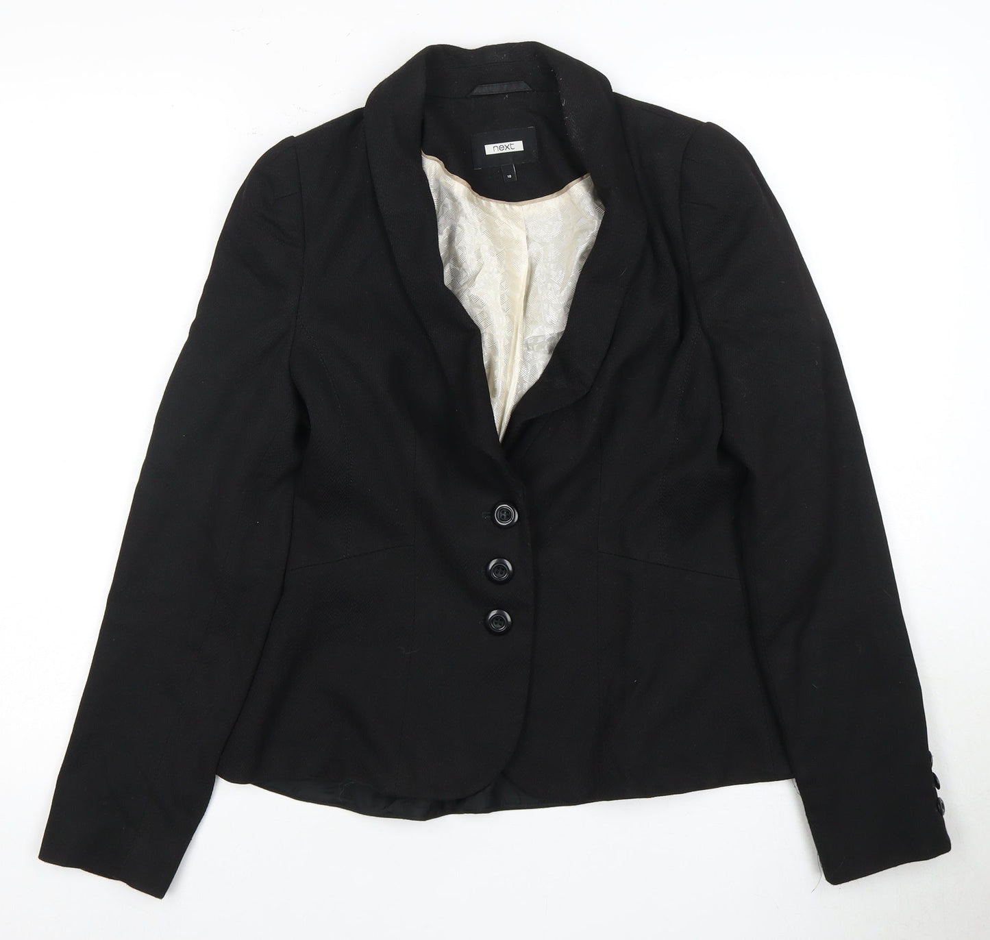 Next Women's Black Blazer, UK 10, Business, Lined