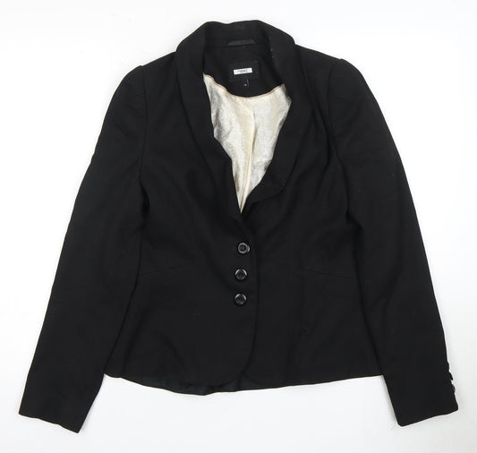 Next Women's Black Blazer, UK 10, Business, Lined