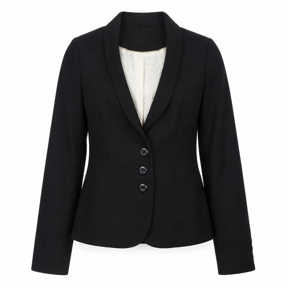Womens UK Size 10 NEXT Regular Black Blazer