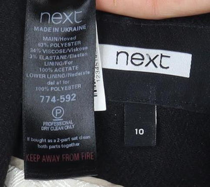 Next Women's Black Blazer, UK 10, Business, Lined