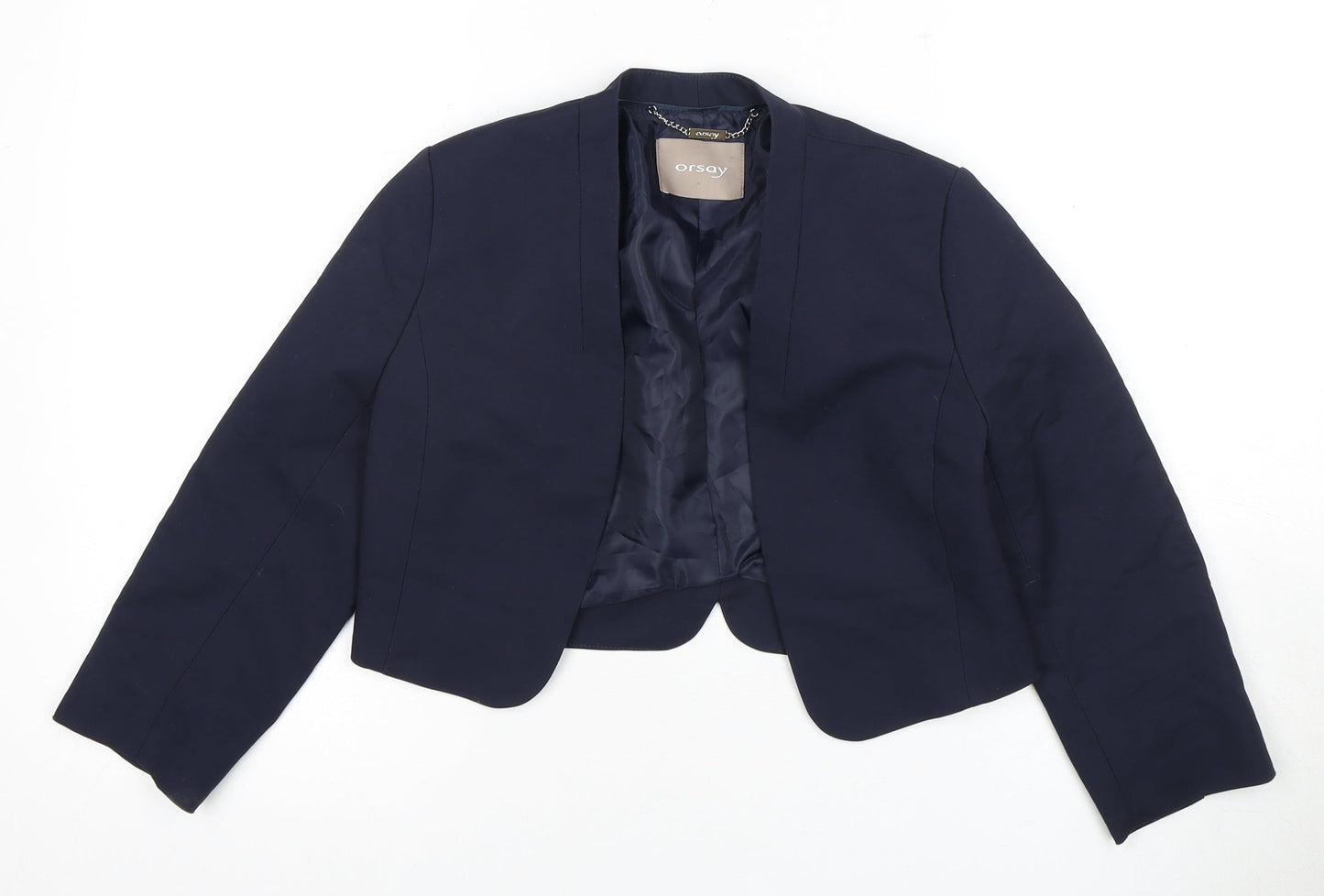 Orsay Women's Blue Blazer Size 6 Regular Fit