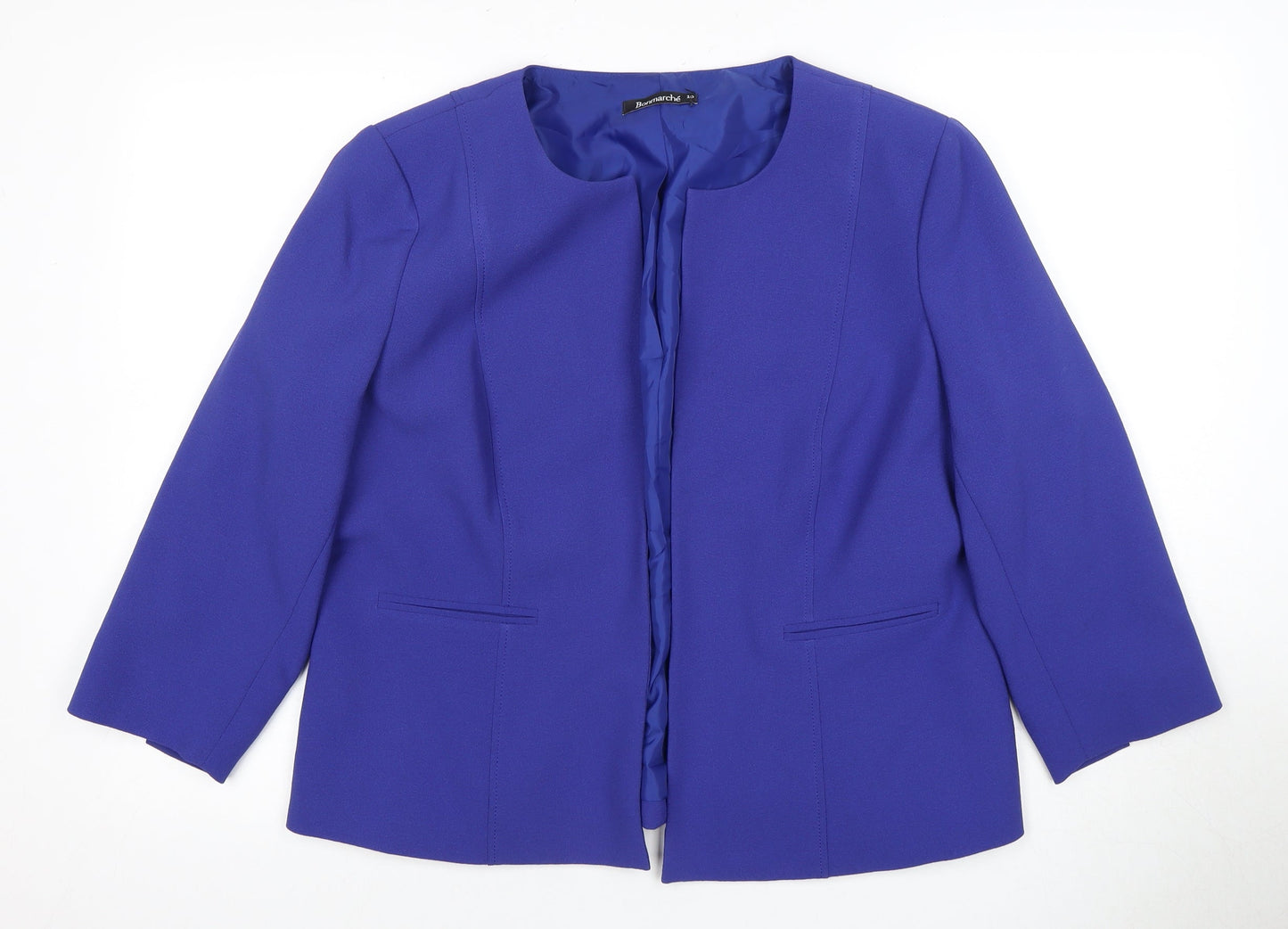 Bonmarché Women's Blue Blazer Size 18