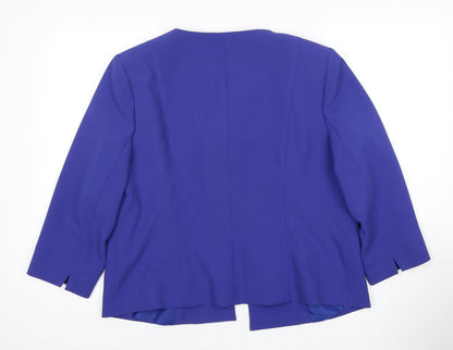Bonmarché Women's Blue Blazer Size 18