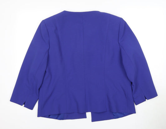 Bonmarché Women's Blue Blazer Size 18