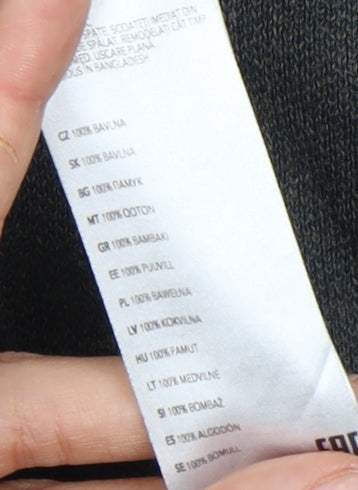 RJR John Rocha Men's Grey Cotton Pullover Jumper M