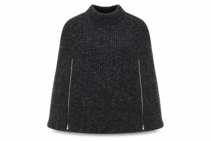 Womens UK Size XS French Connection Grey Cape Jumper