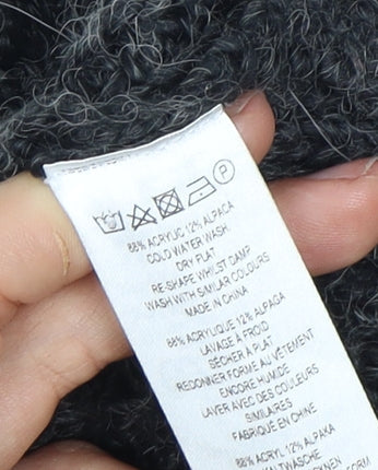 Womens UK Size XS French Connection Grey Cape Jumper