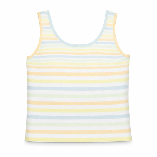 Front view of Principles Women's Multicoloured Striped Tank Top, size 14