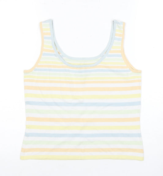 Principles Women's Multicoloured Striped Tank Top Size 14