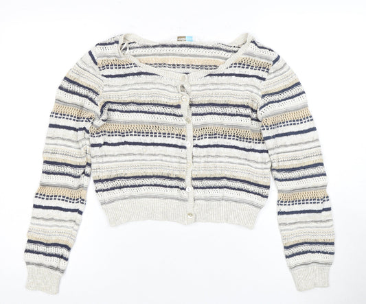 Womens UK Size 12 BHS Multicoloured Cardigan Jumper