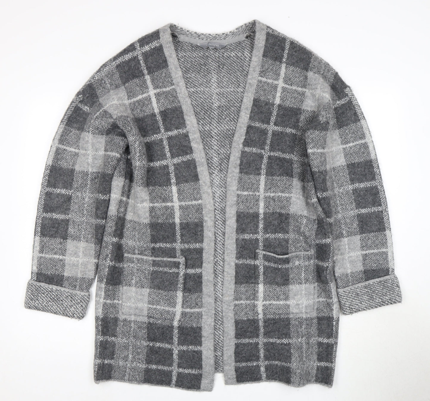 Womens UK Size 14 Principles Grey Cardigan Jumper